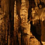 Inside of Smoke Hole Caverns in West Virginia.