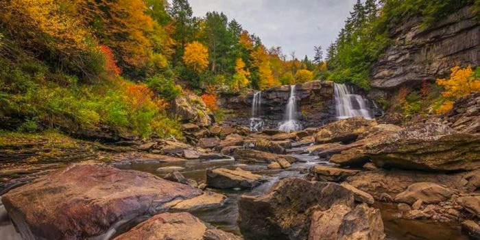 blackwater falls fall foliage